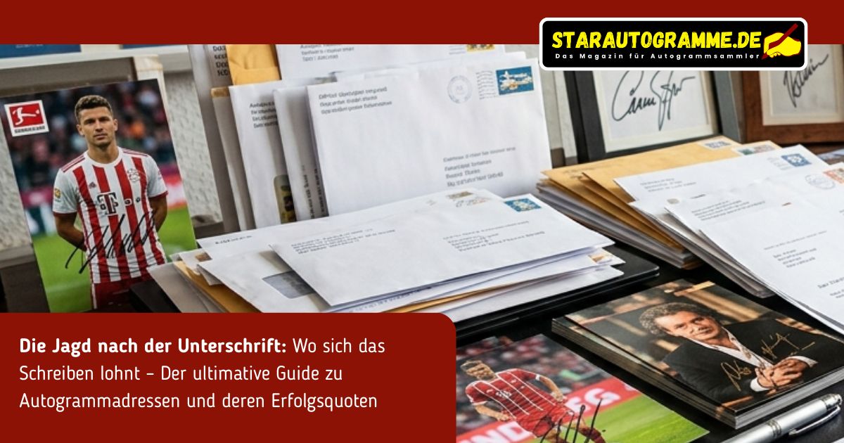 Die Jagd nach der Unterschrift: Wo sich das Schreiben lohnt – Der ultimative Guide zu Autogrammadressen und deren Erfolgsquoten